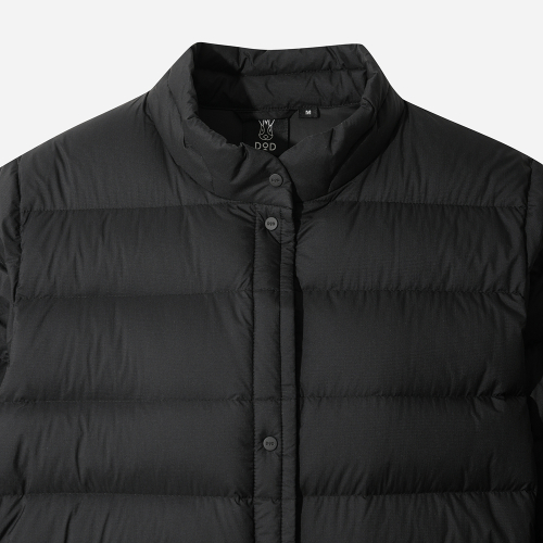Женская легкая пуховая куртка Glint D7 (BLACK)