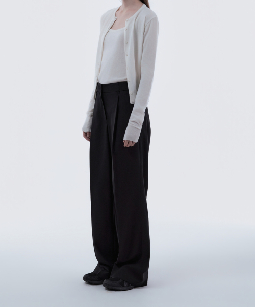 Lydia suit wide pants - Black