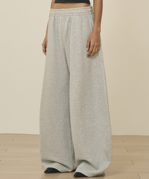 Спортивные штаны Curved Barrel Fit (Melange Grey)