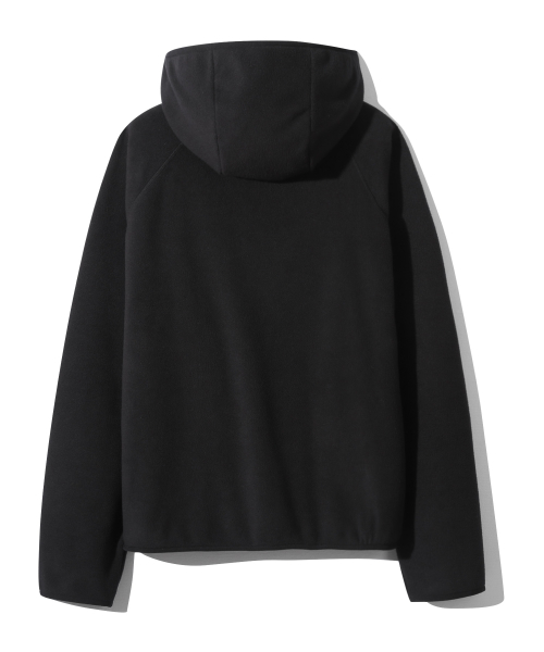 Флисовое худи DIAGONAL на молнии, Black