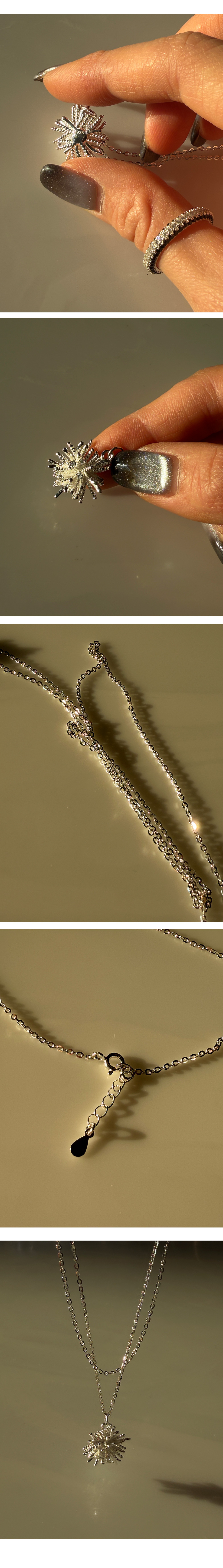 50cm 기장으로 다른 목걸이와 레이어드하기 좋습니다.