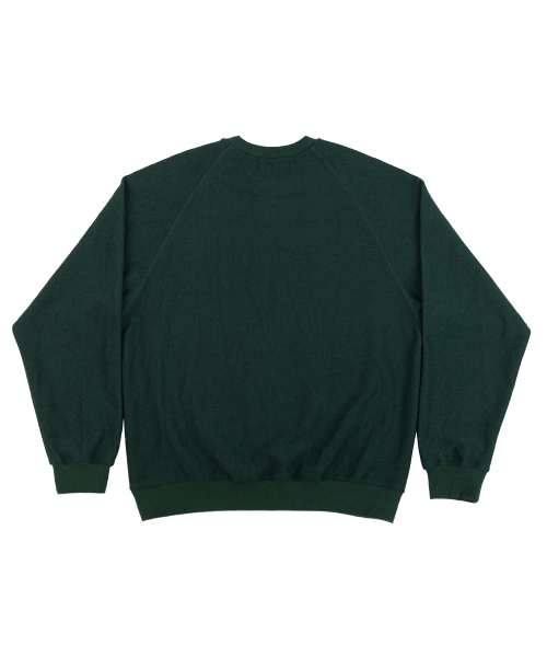 Leisure Reverse Terry Raglan Sweatshirt (Unisex) - British Racing Green