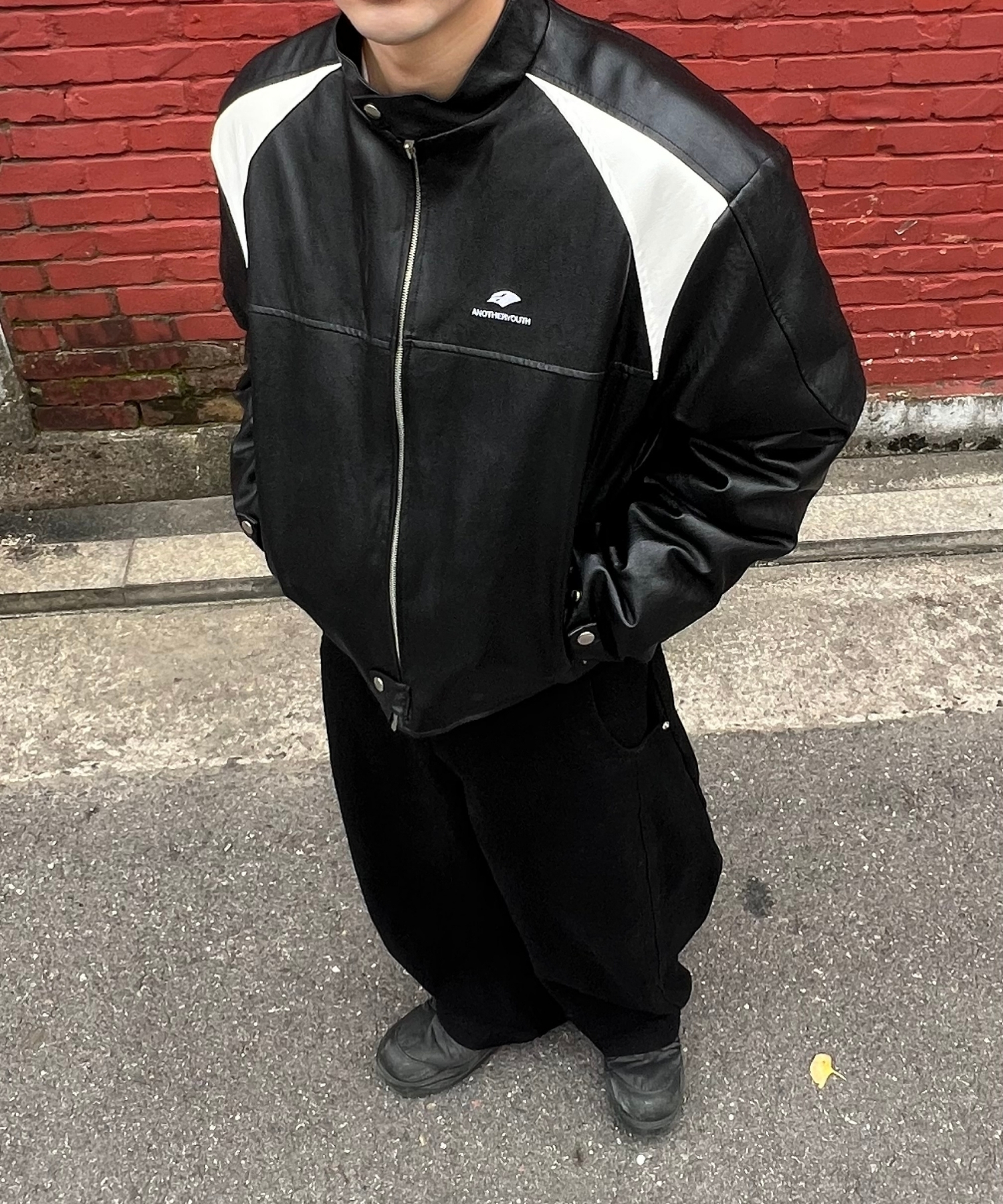 curved baggy balloon fit(black)