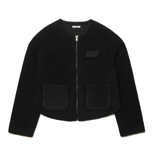 Crewneck Jacket Black