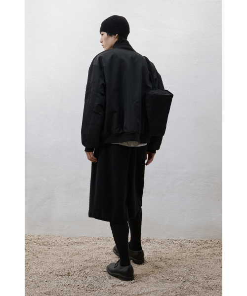 MA-1 Wool Pile Jacket - Black