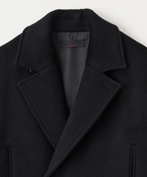 ANEMONE PEA COAT - BLACK