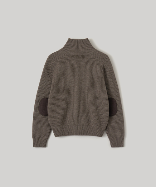 Driving Knit Blouson (Wenge Wood)