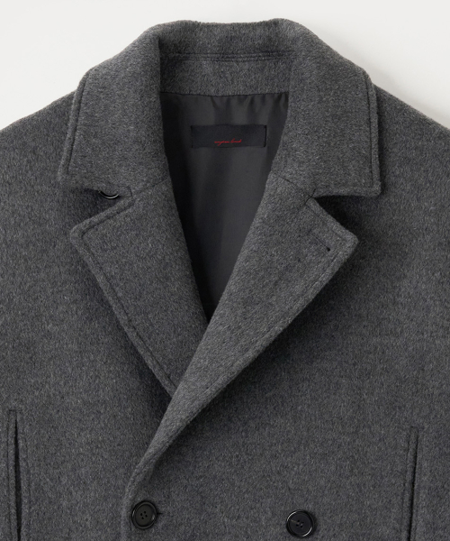 ANEMONE PEA COAT - CHARCOAL