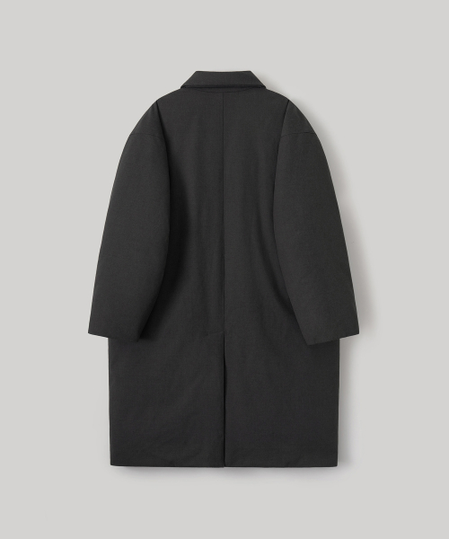Ample Down Long Coat (Charcoal)