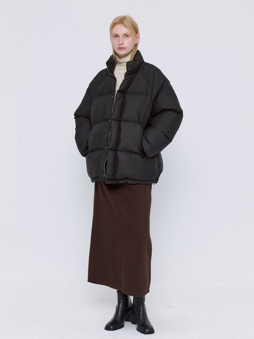 Basic Duck Down Half Padding - Black