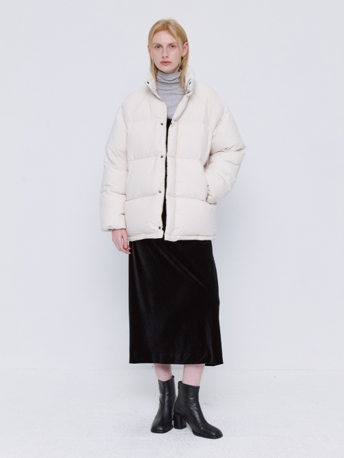Basic Duck Down Half Padding - Cream