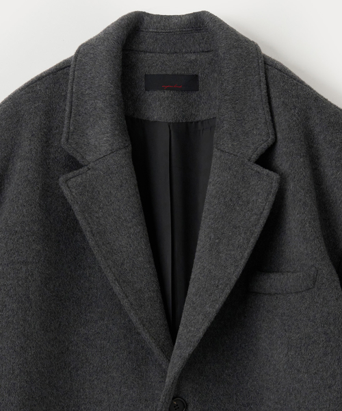 MOSS OVERFIT SINGLE COAT - CHARCOAL