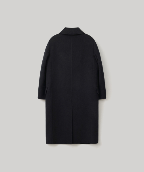 w. Charlotte Pea Coat (Dark Navy)