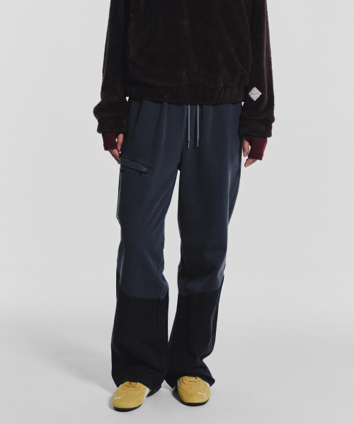 Pocket Point Cotton Track Pants_Charcoal