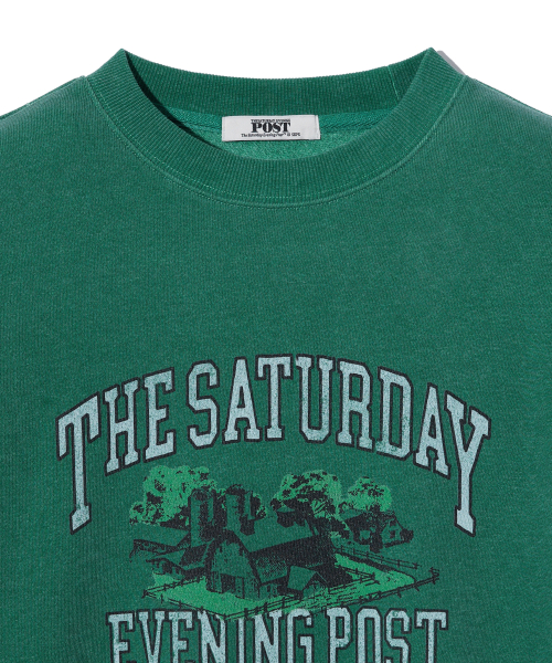 Farm Graphic Sweat Shirt_Green