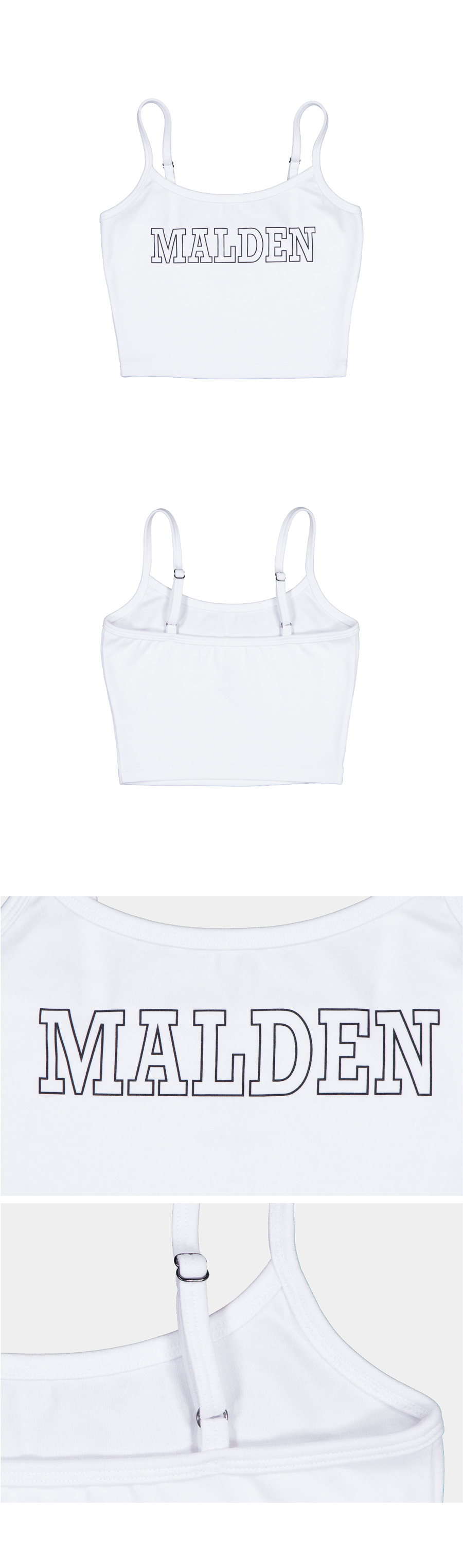 TEXT STRAP CROP TOP - 2 COLORS