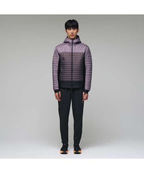 Легкая куртка-пуховик с капюшоном M Light Hoodie Padding Jacket (52947802)