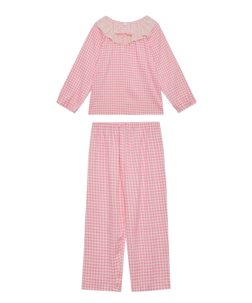 Bonnie Check Pajamas Set (4colors)