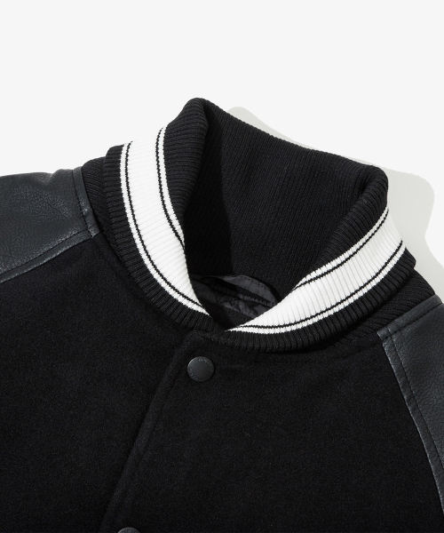 AP MLB RAGLAN VARSITY JK53 NEYYAN BLK