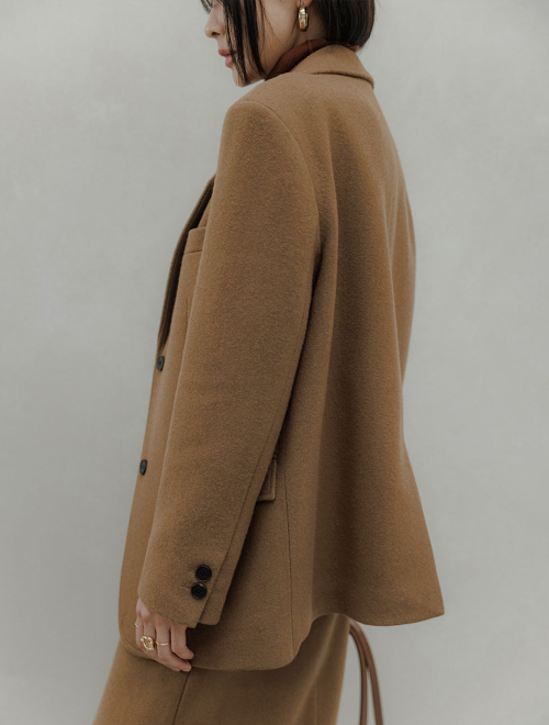 Шерстяной жакет Cielo Standard (Camel Beige)