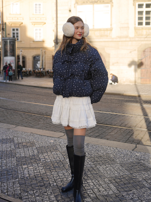 Пуховик JIRNY Duck Short Padding_NAVY
