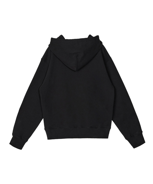 LOGO GRAPHIC OVER HOODIE ZIP-UP-2COLOR