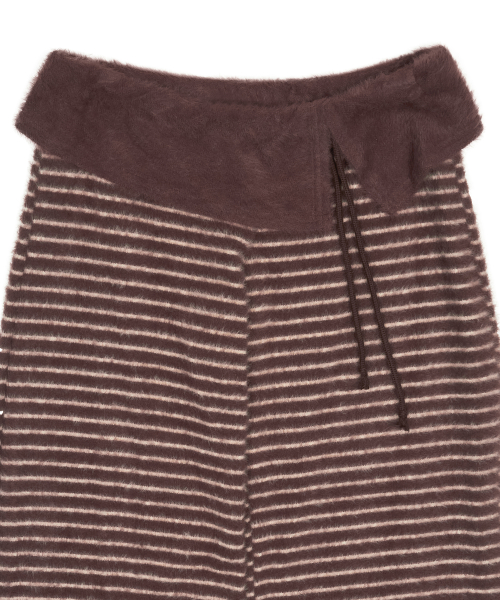 L21 COZY PLUFFY KNIT PANTS(BROWN CAMO)