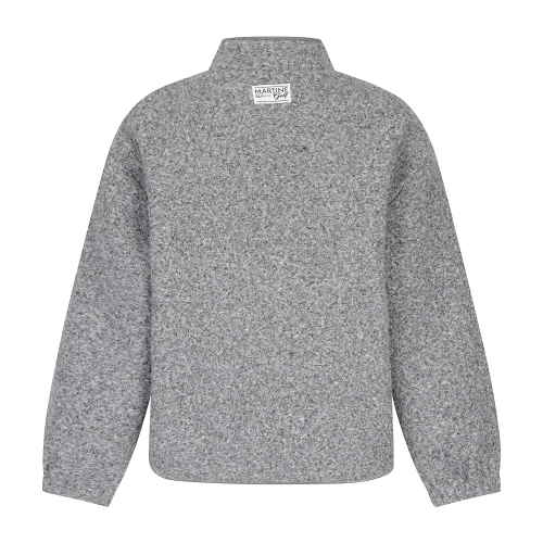 Fleece Button Jacket_M/GRAY