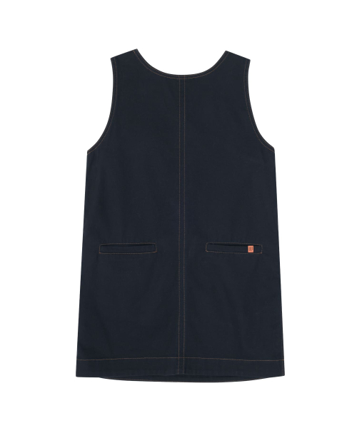 UTILITY POCKET OVERALL SKIRT NAVY