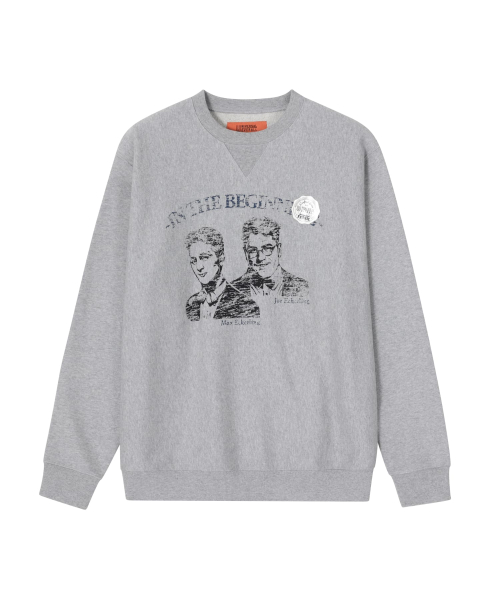 MAX & JOE SWEATSHIRTS MELANGE GREY