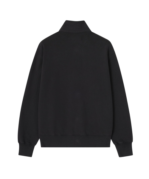 SNAP SWEAT CARDIGAN VINTAGE BLACK
