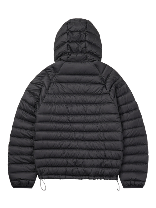 Light Duck Down Hood Padding - Black