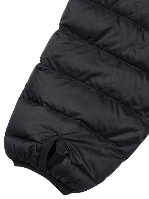 Light Duck Down Hood Padding - Black