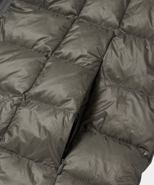 Легкий пуховик-лайнер Peace Shell Dark Khaki