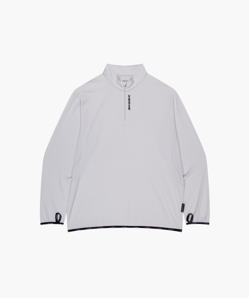 Вафельная кофта half-zip Assist Performance (Light Gray)