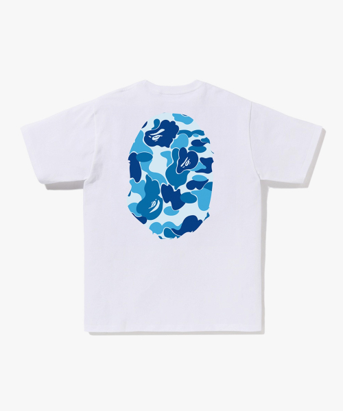 ABC камуфляж Big Ape Head футболка(M) WHITE/BLUE