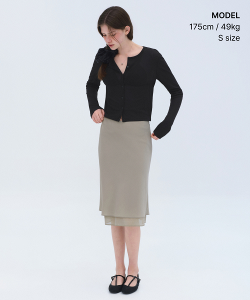 Женский кардиган из тонкого трикотажа под лен [Black]