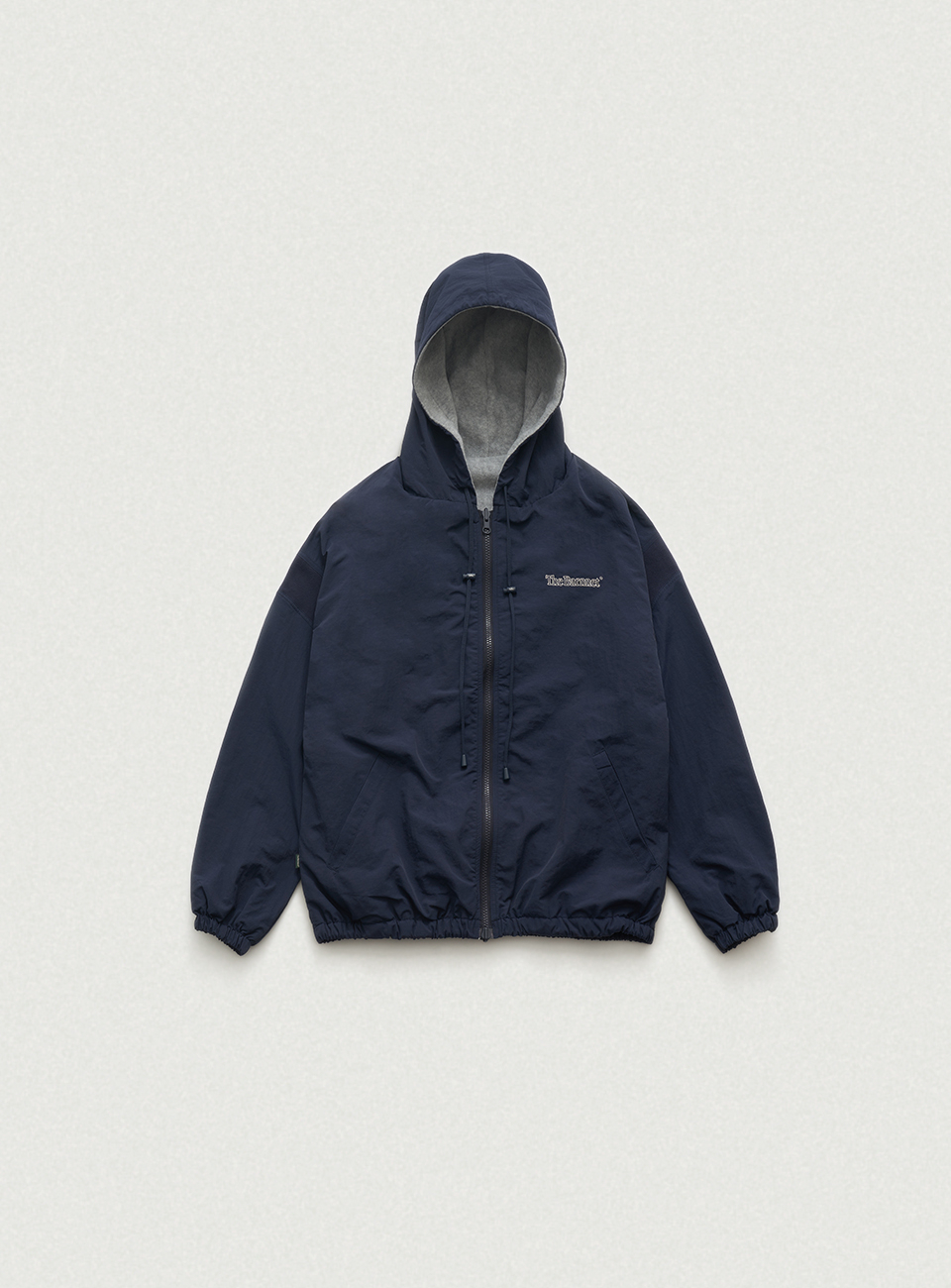 더바넷(THEBARNNET) Snuggle Reversible Hooded Jacket_Navy - 사이즈