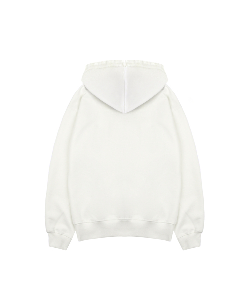 Винтажное худи с логотипом ABH357-108 Ivory