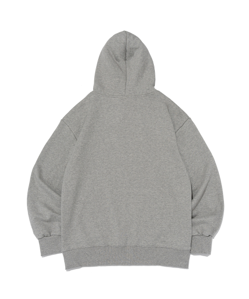 Худи оверсайз с логотипом Essential (Grey/Orange)