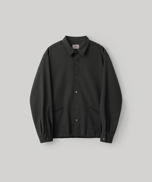 [SET] Tropical-Wool Coach жакет Set-Up (Almost black)