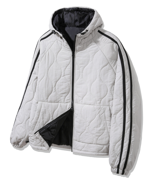 Стеганая куртка с капюшоном DLX2957 (3 COLORS)