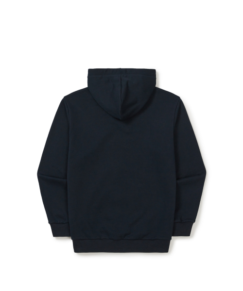 Худи с флоковым лого-принтом (S25FMFHD62) Dark Navy