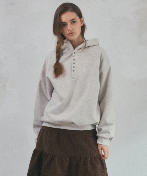 Cozy Henry худи Sweat Setup_Oatmeal(O25-SET02)