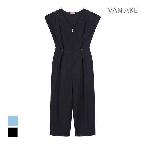 Комбинезон без рукавов с V-вырезом_VB37JSUD03Z