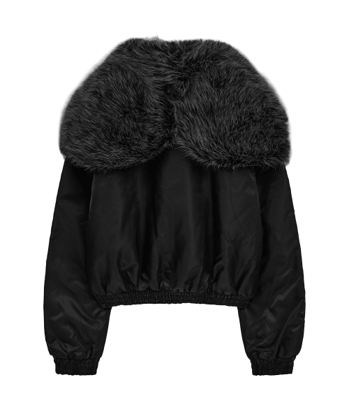 fur ny jumper (black)
