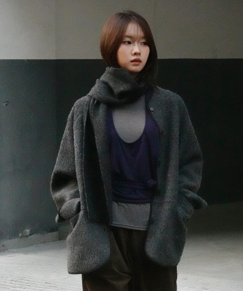Retro Wool Boucle Cropped жакет