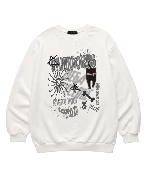CAT DO IT свитшот (VLS0081) White