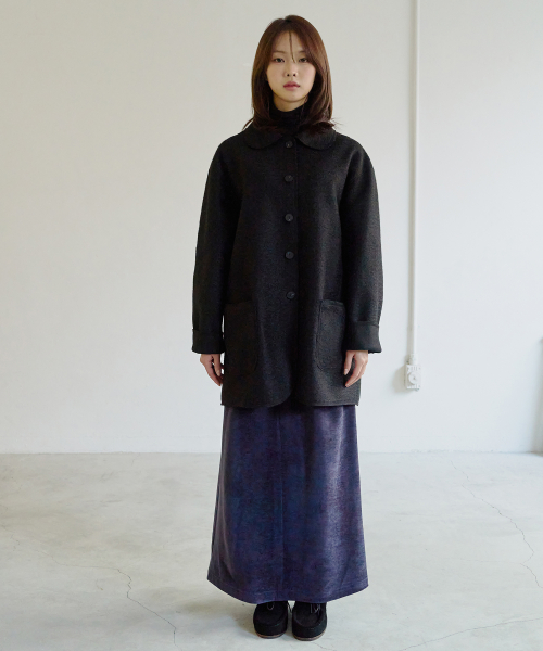 Woolly Cozy Coat (Black)