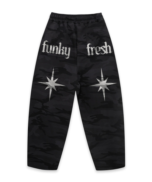 Широкие брюки-баллоны Funky Fresh камо 3color